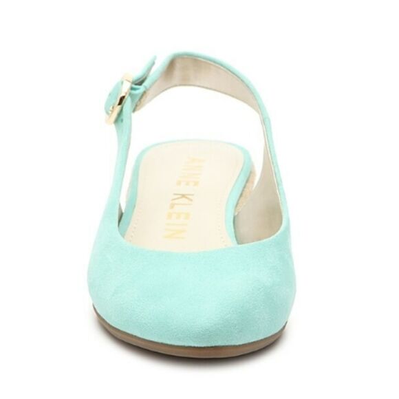 BRAND NEW ANNE KLEIN ESPADRILLE WEDGE SUEDE FLAT PUMP - Picture 9 of 16